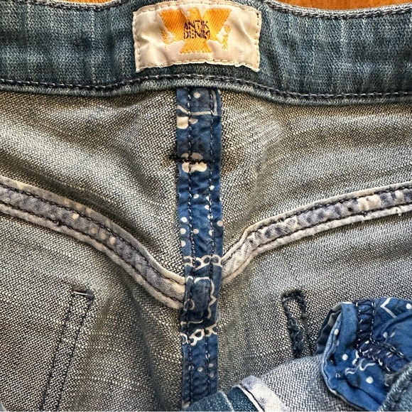 Antik Denim | Distressed Back Pocket Embroidered Jeans - Picture 5 of 6